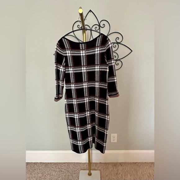 Ann Taylor Plaid Sheath Dress - Picture 2 of 3
